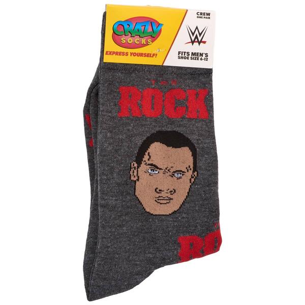 Mens Crazy Socks The Rock Crew Socks - image 