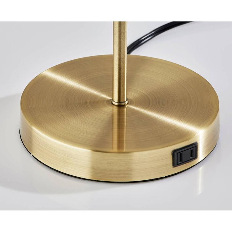 Adesso Bowie Black Table Lamp