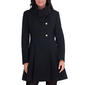 Womens Kensie Single Breasted Fit & Flare Faux Wool Coat - image 3