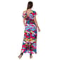 Womens 24/7 Comfort Apparel Tropical Empire Waist Maxi Dress - image 3