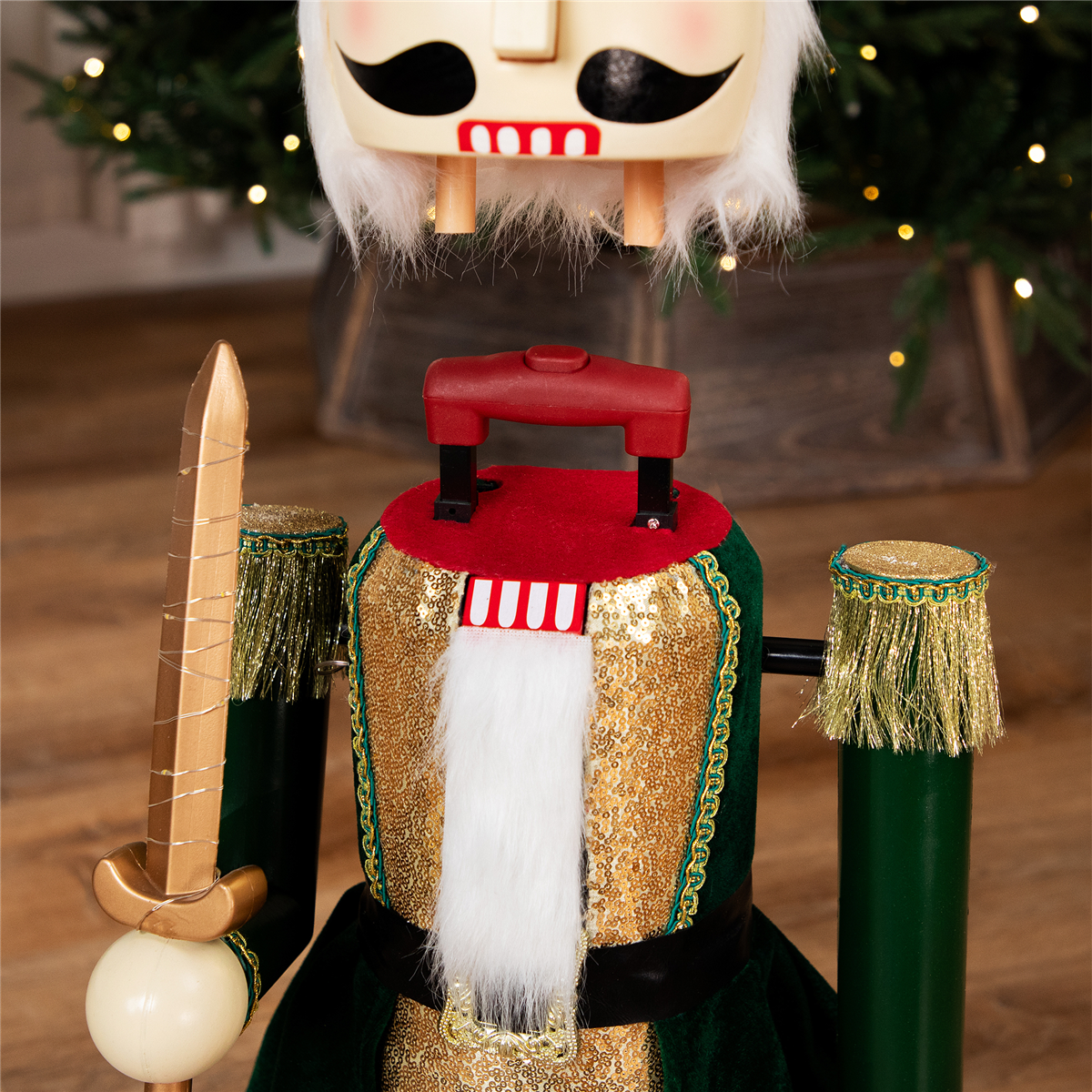 Northlight LED Animated & Musical Christmas Soldier Nutcracker