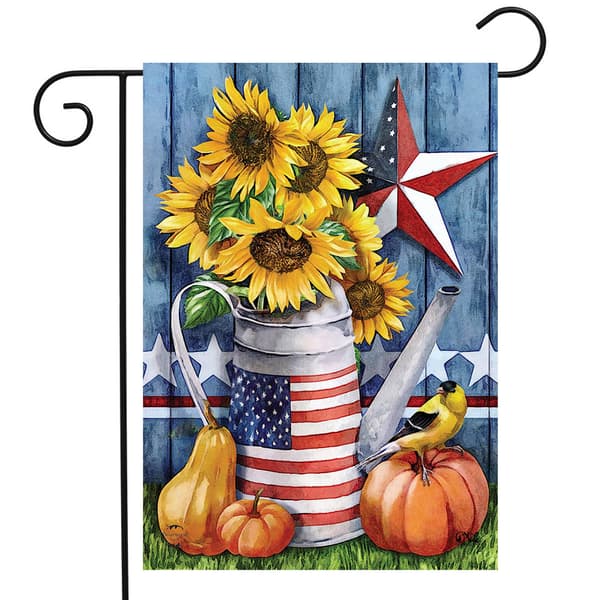 Briarwood Lane American Autumn Farmhouse Garden Flag - image 