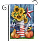 Briarwood Lane American Autumn Farmhouse Garden Flag - image 1