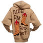 Juniors C-Life Betty Boop Cowboy Zip Up Girlfriend Hoodie - image 3