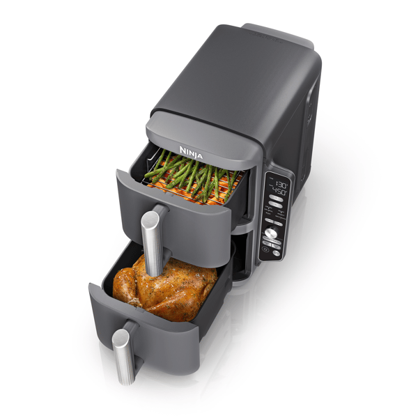 Ninja® DoubleStack XL 6-in-1 2-Basket Space Saving Air Fryer
