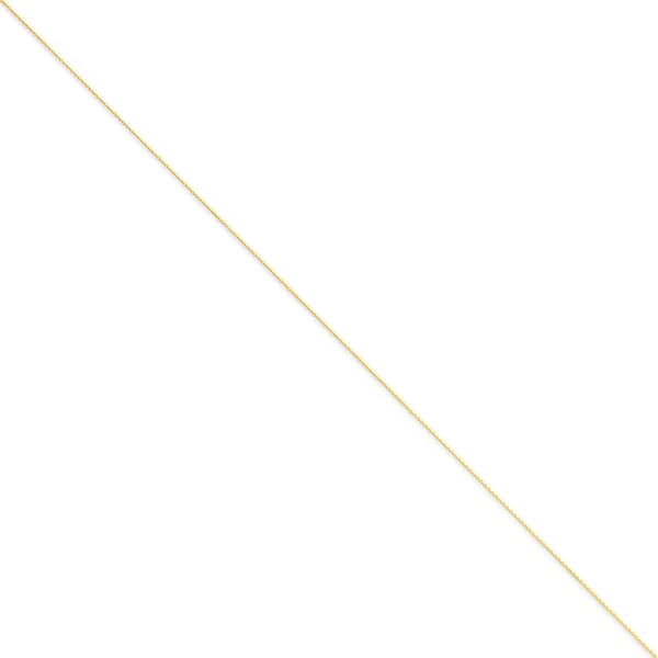 Gold Classics&#40;tm&#41; .75mm. Solid Polished Cable Chain Anklet - image 