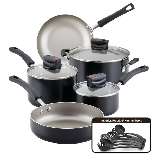 Farberware Smart Control 14pc. Aluminum Nonstick Cookware Set - image 