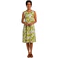 Womens Harlow & Rose Sleeveless Tropical Floral Shift Dress - image 1