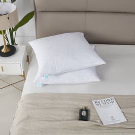 Martha Stewart Firm 233TC 2pk.  Euro-Square Feather Pillow