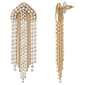 Jessica Simpson Fringe Drop Earrings - Gold - image 1