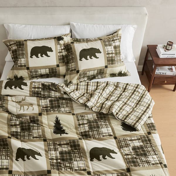 Freshfolds Winter Reversible Stonehurst 3pc. Comforter Set