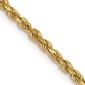 Unisex Gold Classics&#8482; 1.75mm. 14k Diamond Cut Rope Chain Necklace - image 3
