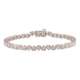 Diamond Classics(tm) 1/4ctw. Sterling Silver Bracelet
