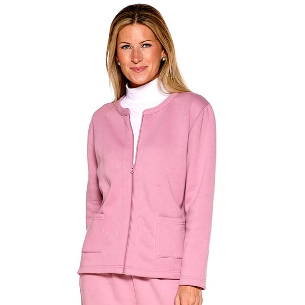 Womens Hasting & Smith Long Sleeve Fleece Zip Cardigan - image 