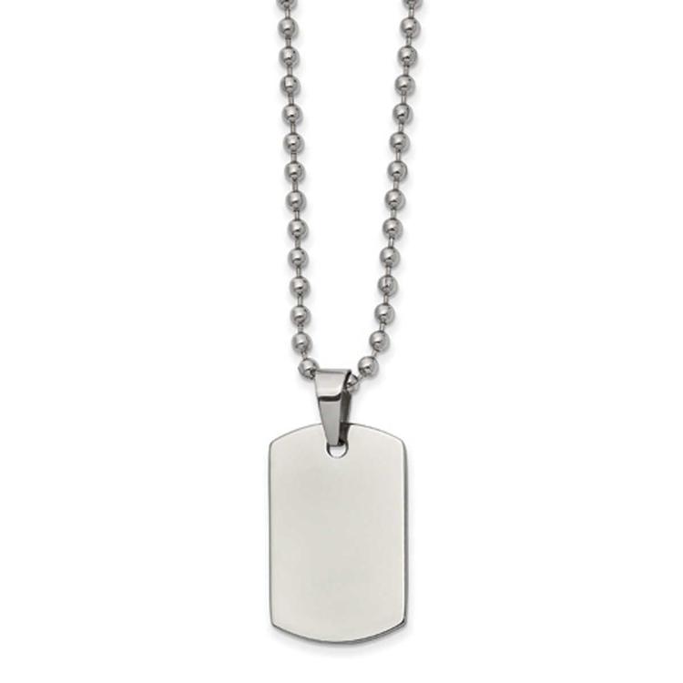 Mens Gentlemen's Classics(tm) Reversible Stainless Steel Necklace