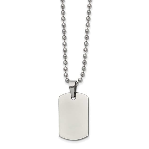 Mens Gentlemen's Classics&#40;tm&#41; Reversible Stainless Steel Necklace