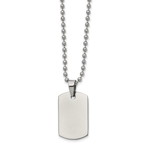 Mens Gentlemen's Classics&#40;tm&#41; Reversible Stainless Steel Necklace - image 