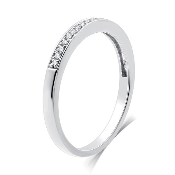 Nova Star&#174; Sterling Silver Lab Grown Diamond Pear Bridal Set