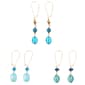 Ashley Cooper(tm) Trio Blue Albalone-Tone Earring Set - image 1