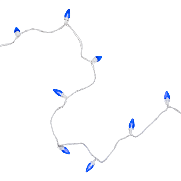 Northlight 16ft. Blue LED C7 Christmas Lights