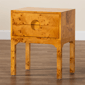 bali & pari Kayla Modern Real Burl Wood 2-Drawer Nightstand - image 9