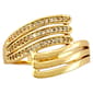 Ashley Cooper(tm) Gold Swirl CZ Ring - image 1