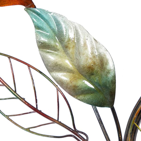 9th & Pike&#174; Traditional Style Leaf Iron Wall Decor