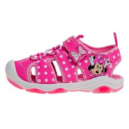 Little Girls Disney Minnie Mouse Closed Toe Sport Sandals