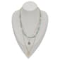 Ashley Cooper(tm) Aqua Hue Bead & Inlay Pendant Layered Necklace - image 1