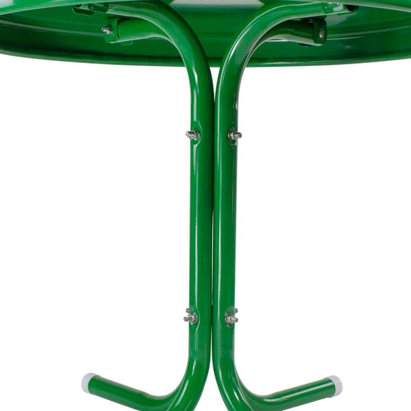 Northlight Seasonal 22in. Retro Tulip Side Table - Green