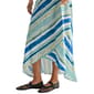 Womens CITY BLUES Spliced Stripe Hi Low Skirt - image 3