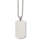 Mens Gentlemen's Classics&#40;tm&#41; Engravable Dog Tag Necklace - image 1