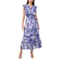 Womens MSK Flutter Sleeve Print Lawn Maxi - image 1