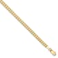 Gold Classics&#8482; 3.2mm. 14kt. Gold Beveled Curb Chain Necklace - image 2