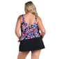 Plus Size Maxine Make A Splash Faux Skirtini One Piece Swimdress - image 2