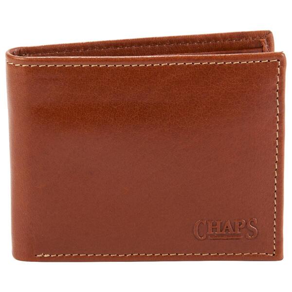 Mens Chaps Buff Oily Traveler Wallet - image 