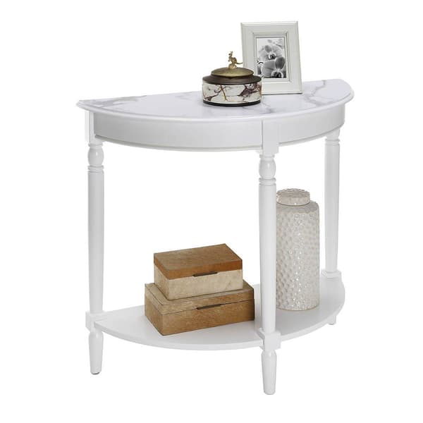 Convenience Concepts French Country Half-Round Entryway Table