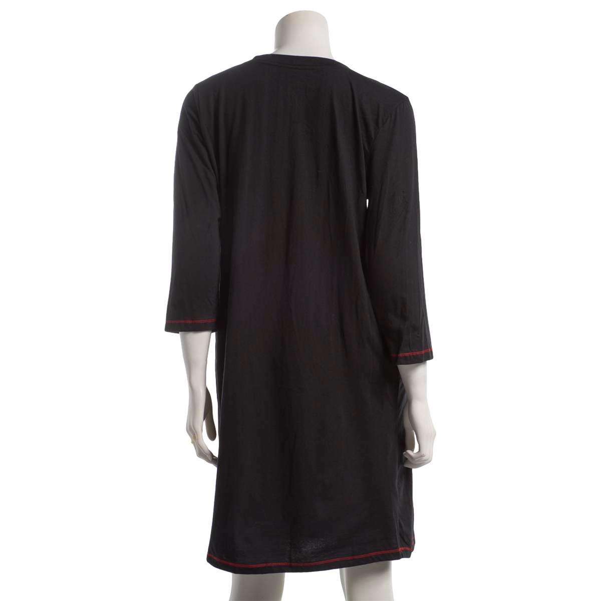 Womens Rene Rofe 3/4 Sleeve Cheers Holiday Cocktails Nightshirts