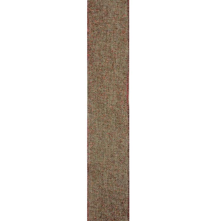 Northlight Beige & Red Solid Trim Wired Craft Christmas Ribbon
