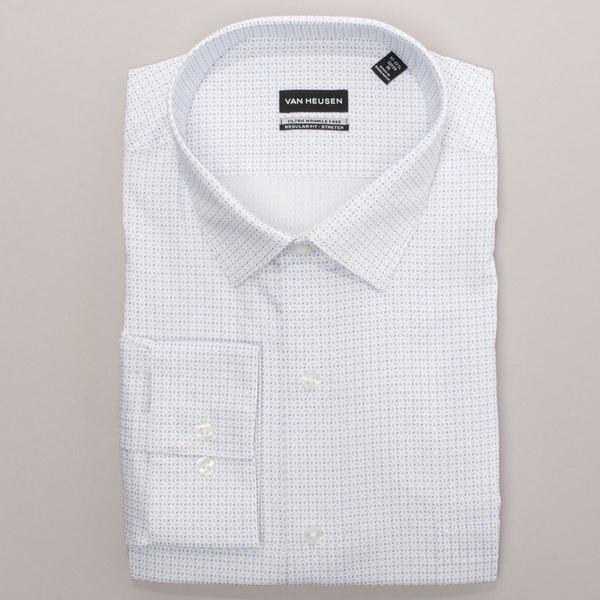 Mens Van Heusen(R) Regular Fit Stretch Dress Shirt - Blue Moca - image 