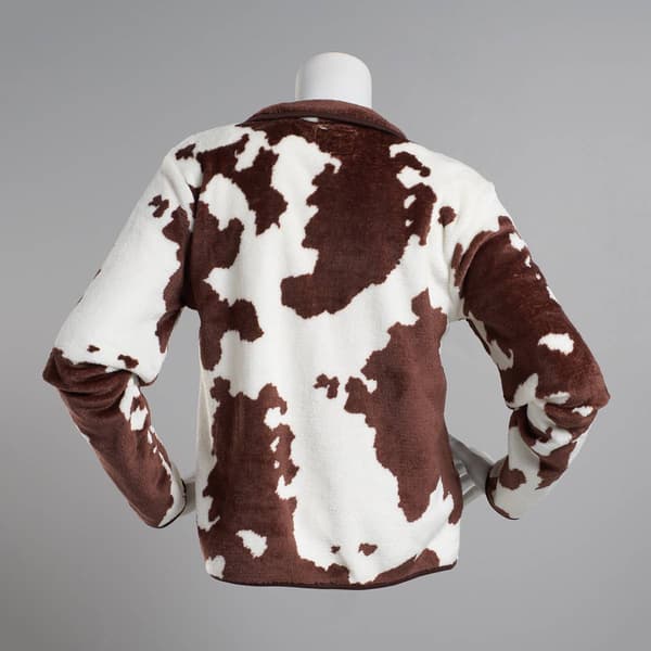 Juniors Wallflower Western Quarter Zip Fleece Pullover Sweatshirt