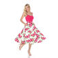 Womens White Mark Floral & Flared Print Midi Skirt - image 4