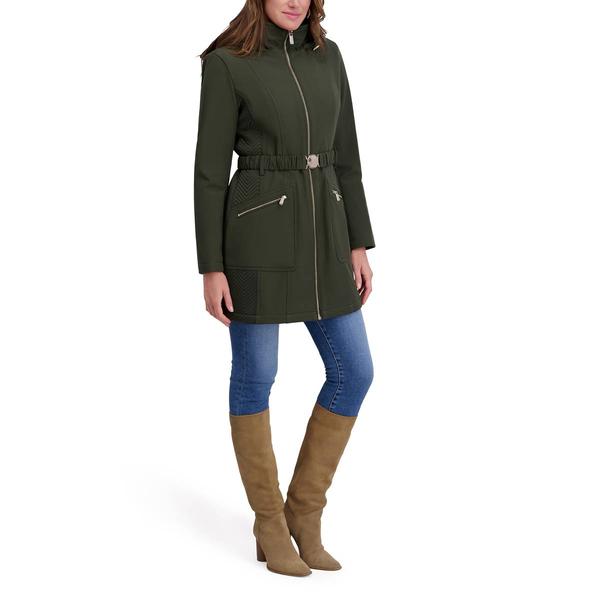 Womens Kensie Belted Softshell Jacket
