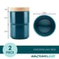 Rachael Ray 2pc. Ceramic Stacking Spice Box Set w/Lid-Teal Blue - image 2