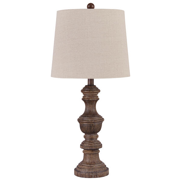 Signature Design by Ashley Faux Wood Poly Table Lamp - image 