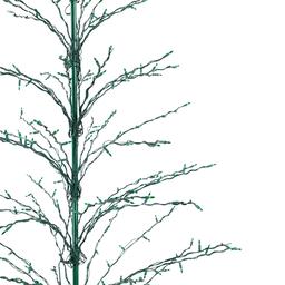 Northlight 9ft. Black Pre-Lit Artificial Cascade Christmas Tree