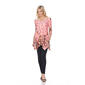 Womens White Mark Erie Tunic with Bell Sleeves - image 2