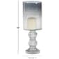 9th & Pike&#174; Black Glass Traditional Candle Holder - image 4