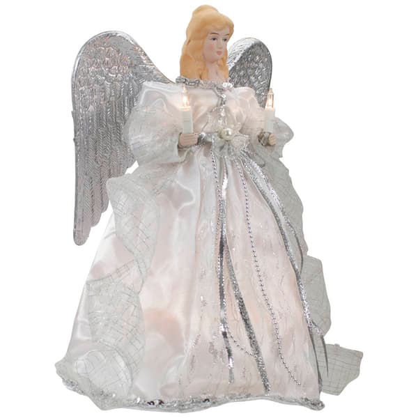 Northlight Seasonal 12in. Angel with Wings Christmas Tree Topper