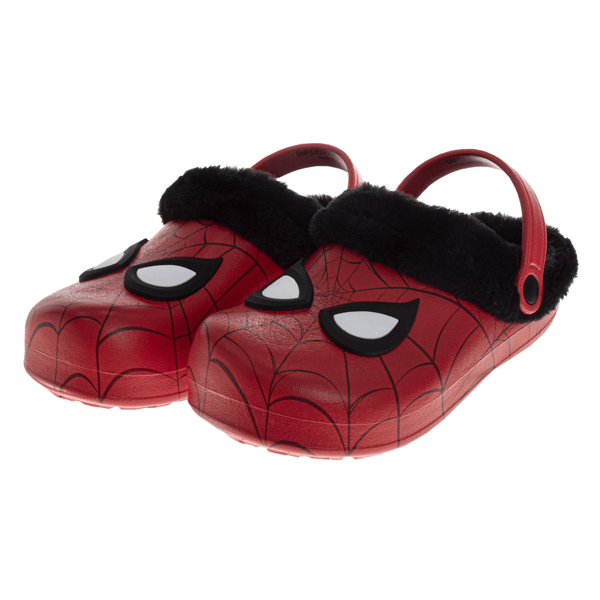 Big Boys Marvel™ Avengers Spider-Man Fuzzy Fleece Lined Clogs